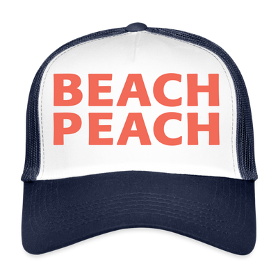 BeachPeach Mesh Cap - Weiß/Navy